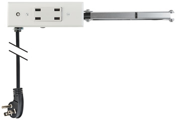 Estación de carga, para cajones, con 4 conexiones USB