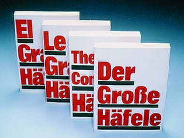 Las primeras ediciones del Gran Häfele en inglés, francés y español
