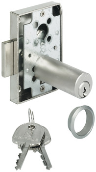 cerradura sobrepuesta de pestillo,Con cilindro de pitones prolongado, Instalación de cierre con llave maestra LLM/LLMG específica para el cliente