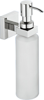 Dispensador de jabón,Con soporte, Serie Quatt, Para pegar