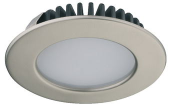 Lámpara para empotrar y montaje bajo estantes,redondo, Loox LED 2020, Fundición de zinc, Juego, 12 V