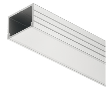 Perfil para montaje bajo estante Häfele Loox,Altura de perfil 13 mm, Aluminio