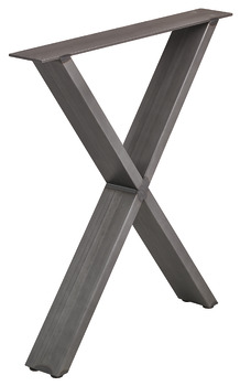 Marco de la mesa, para atornillar, capacidad de carga: 150 kg, forma X