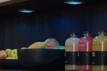 Lámpara bajo armario, RGB, cuadrado, Häfele Loox5 LED 3081 24 V