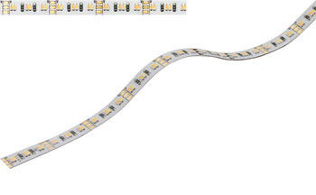 tira LED, Häfele Loox5 LED 2070 12 V 8 mm 3 polos (multiblanco), 2 x 120 LED/m, 9,6 W/m, IP20
