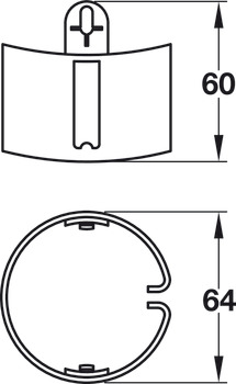 Guía de cables, Forma articulada