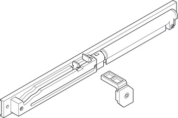 Mecanismo de cierre suave, para Häfele Slido R-Aluflex 40A / 80A / 80W