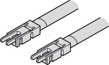 Cable de conexión, para tira LED Häfele Loox5 de 5 mm de 2 polos. (monocromo)