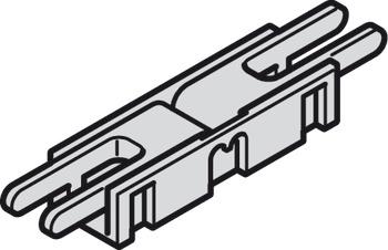 Conector de clip, para tira LED Häfele Loox5 de 5 mm de 2 polos. (monocromo)