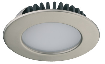 Lámpara empotrada/bajo armario, Häfele Loox LED 2020 12 V taladro Ø 55 mm aleación de zinc