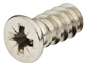 Tornillo Euro, Häfele, Varianta, cabeza cilíndrica, PZ, acero, rosca completa, para agujeros Ø 5 mm en madera