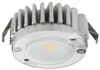 Lámpara empotrada/bajo armario, Häfele Loox LED 2040 12 V modular de 2 polos. Aluminio (monocromo)