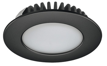 Lámpara empotrada/bajo armario, Häfele Loox LED 2020 12 V taladro Ø 55 mm aleación de zinc