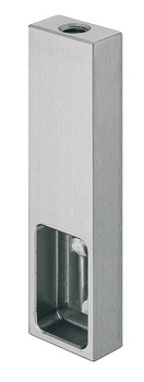 Brida para riel para clóset, para tubo de armario rectangular de 25 x 15 x 2000 mm