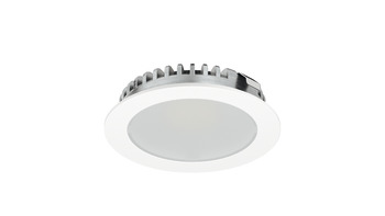 Lámpara empotrada/bajo armario, Häfele Loox LED 3094 24 V taladro Ø 58 mm aluminio