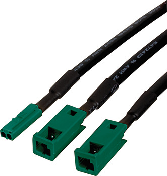 Cable de extensión, Häfele Loox5 24 V 2 polos (tecnología monocromo o multiblanco de 2 hilos)