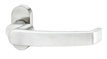 Pieza perforada de manija, Acero inoxidable, Startec, PDH 5108 A, para puerta con marco tubular