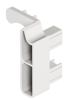Perfil de conexión de jaladera, para puertas de plástico