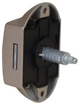 Cerradura de palanca atornillada, Häfele Push-Lock, funcionamiento unilateral