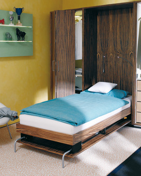 Herraje para camas plegables, Elevador de cama, para instalación longitudinal